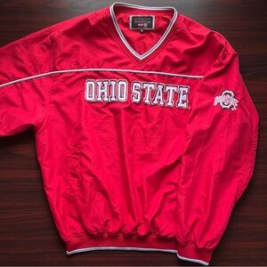 Vintage Ohio State Buckeyes Colosseum  Windbreaker Jacket Pullover Mens XL
